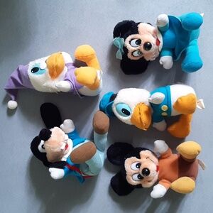 Vintage Disney mini plush bundle Mickeys Christmas Carol 🎄